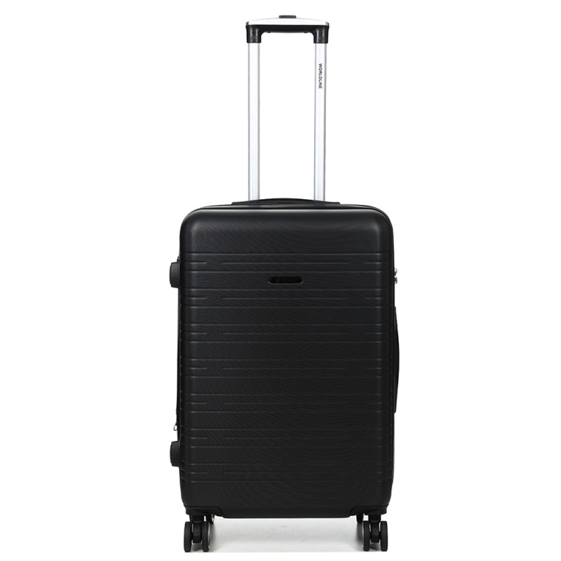 Walizka podróżna średnia na kółkach twarda ABS, poszerzana 70 l TSA 627