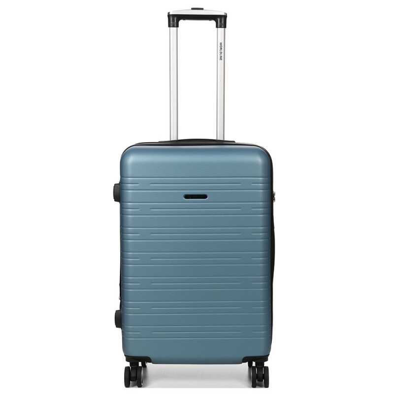 Walizka podróżna średnia na kółkach twarda ABS, poszerzana 70 l TSA 627