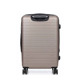 Walizka podróżna średnia na kółkach twarda ABS, poszerzana 70 l TSA 627