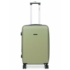 Walizka podróżna średnia na kółkach twarda ABS, poszerzana 70 l TSA 627