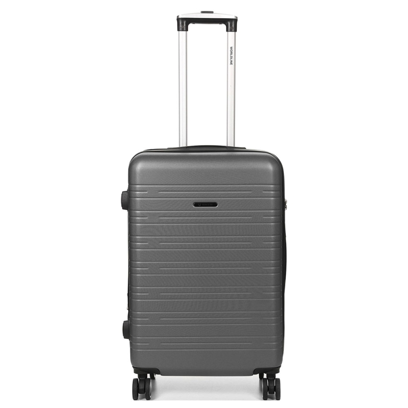 Walizka podróżna średnia na kółkach twarda ABS, poszerzana 70 l TSA 627