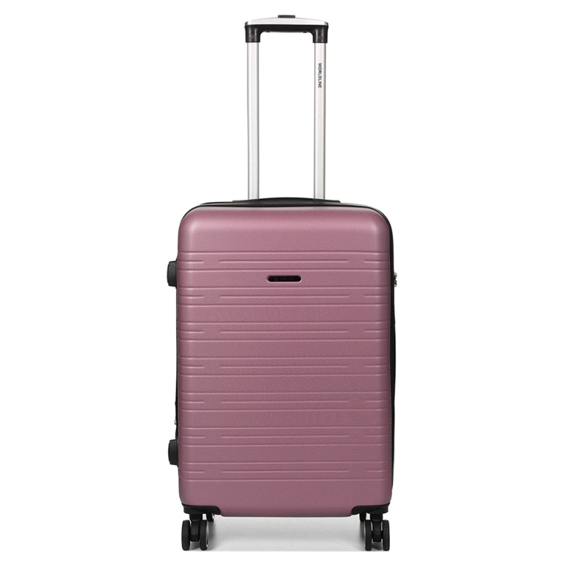 Walizka podróżna średnia na kółkach twarda ABS, poszerzana 70 l TSA 627