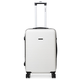 Walizka podróżna średnia na kółkach twarda ABS, poszerzana 70 l TSA 627