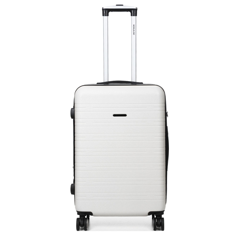 Walizka podróżna średnia na kółkach twarda ABS, poszerzana 70 l TSA 627