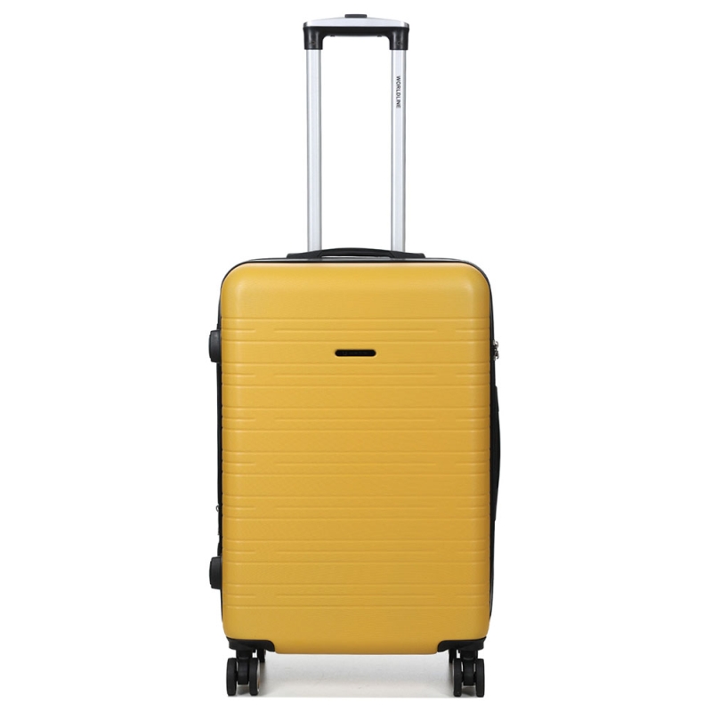 Walizka podróżna średnia na kółkach twarda ABS, poszerzana 70 l TSA 627