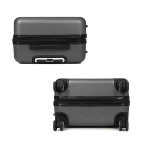 Walizka podróżna średnia na kółkach twarda ABS, poszerzana 70 l TSA 627