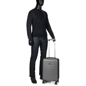 Walizka podróżna mała do samolotu 55x35x23 twarda ABS 40 l 627