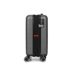 Walizka podróżna mała do samolotu 55x35x23 twarda ABS 40 l 627