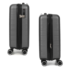 Walizka podróżna mała do samolotu 55x35x23 twarda ABS 40 l 627