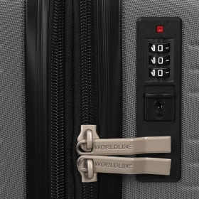 Walizka podróżna mała do samolotu 55x35x23 twarda ABS 40 l 627