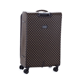 Walizka podróżna duża na kółkach miękka z wzorem 120 l Snowball 39204