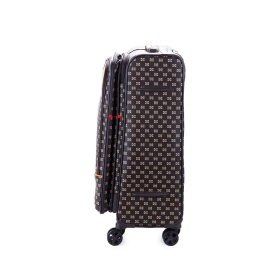 Walizka podróżna duża na kółkach miękka z wzorem 120 l Snowball 39204