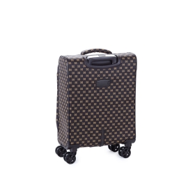 Walizka podróżna mała do samolotu 55x40x23 miękka z wzorem 39204