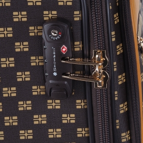 Walizka podróżna mała do samolotu 55x40x23 miękka z wzorem 39204