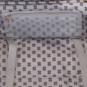 Walizka podróżna mała do samolotu 55x40x23 miękka z wzorem 39204