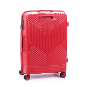 Walizka podróżna duża na 4 kółkach, polipropylen TSA 120l Airtex 639