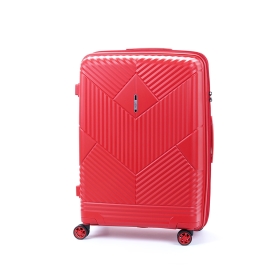 Walizka podróżna średnia na 4 kółkach, polipropylen TSA 80l Airtex 639