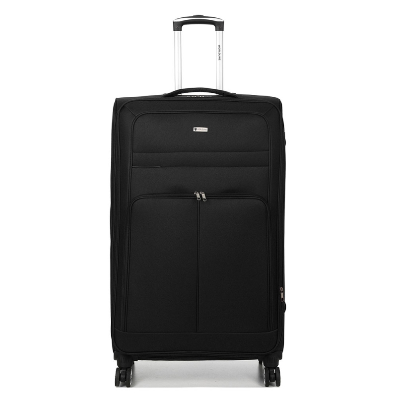 Walizka podróżna na kółkach bardzo duża materiałowa XXL 120l 619