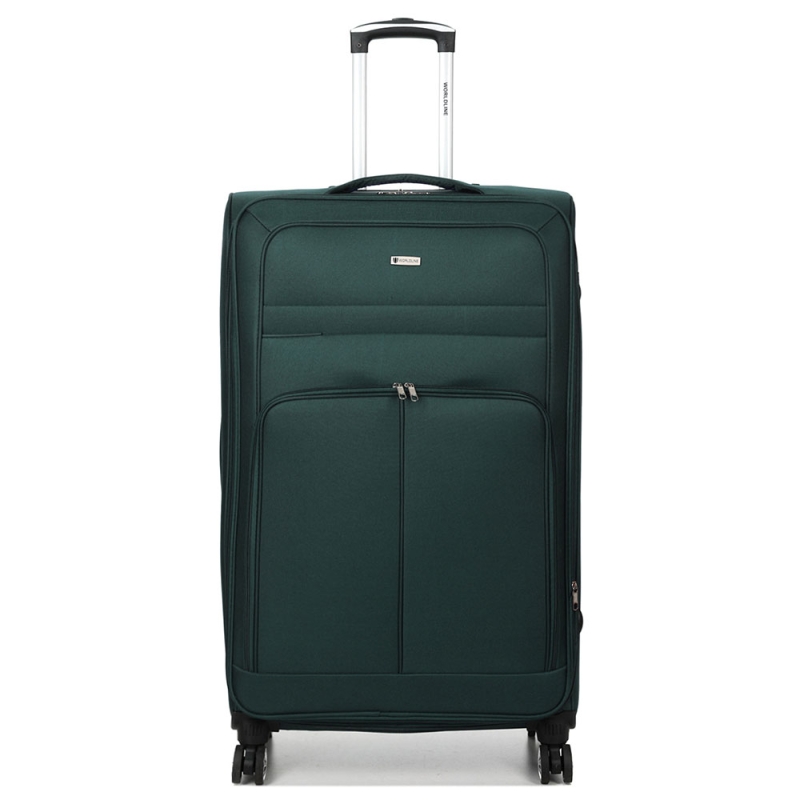 Walizka podróżna na kółkach bardzo duża materiałowa XXL 120l 619