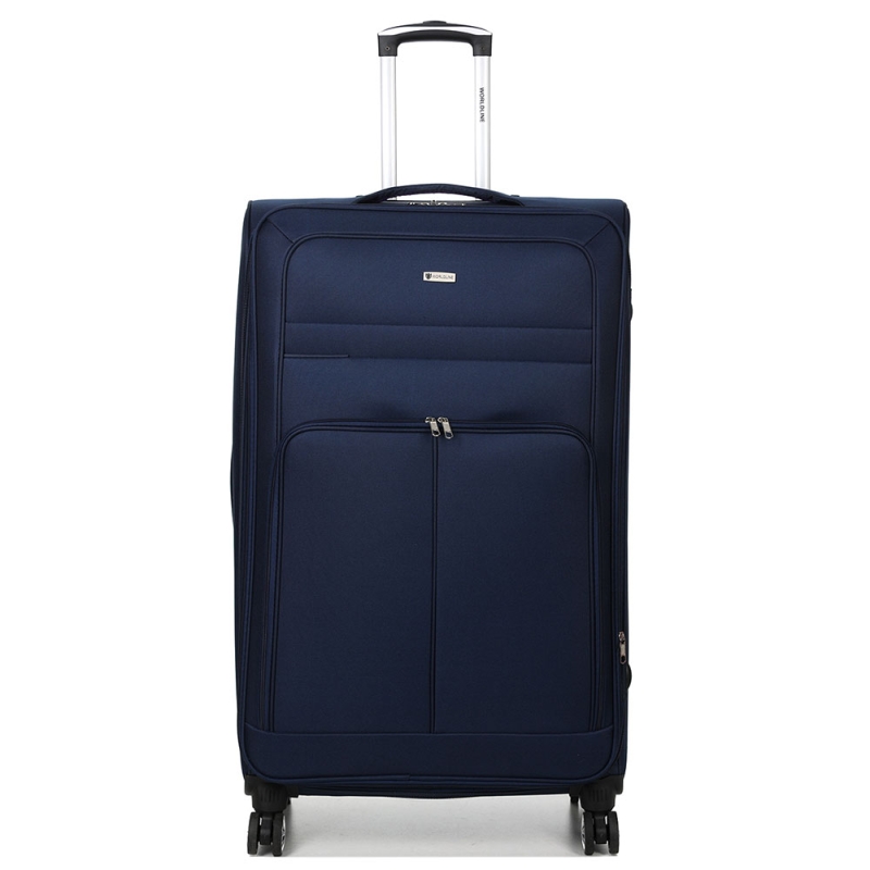 Walizka podróżna na kółkach bardzo duża materiałowa XXL 120l 619