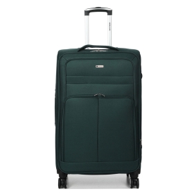 Walizka podróżna na kółkach duża z poszerzeniem, miękka 100l 619