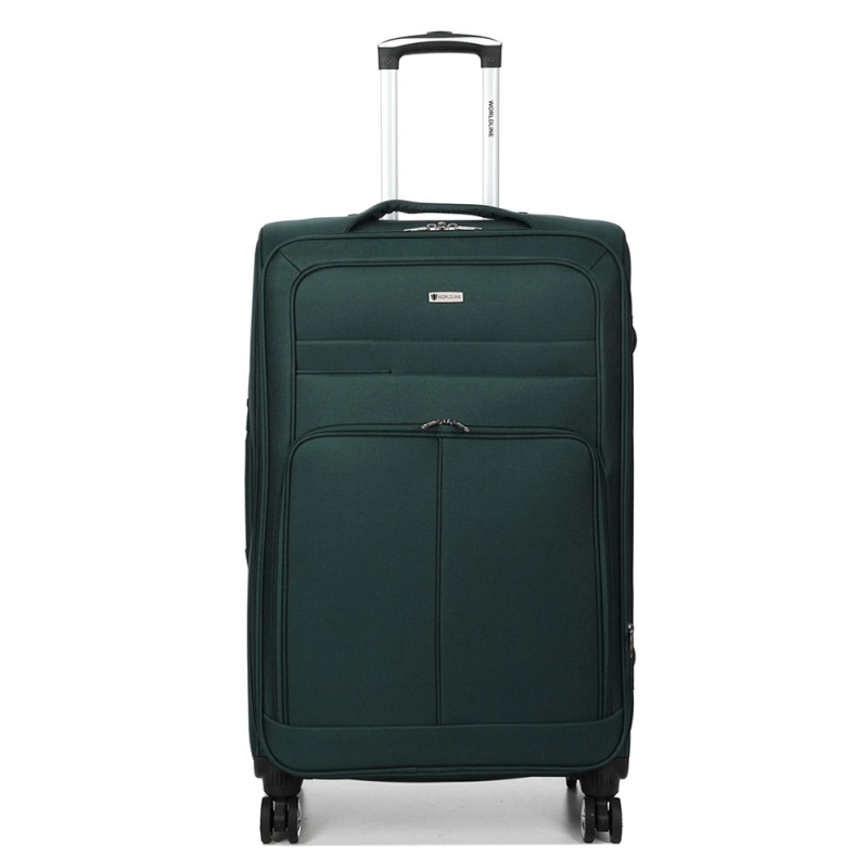 Walizka podróżna na kółkach duża z poszerzeniem, miękka 100l 619