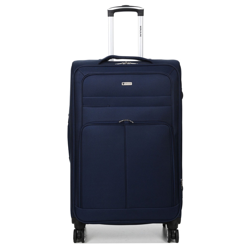 Walizka podróżna na kółkach duża z poszerzeniem, miękka 100l 619