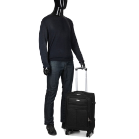 Mała walizka podróżna na kółkach kabinowa, materiałowa 40l 619