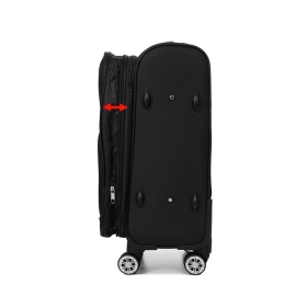 Mała walizka podróżna na kółkach kabinowa, materiałowa 40l 619