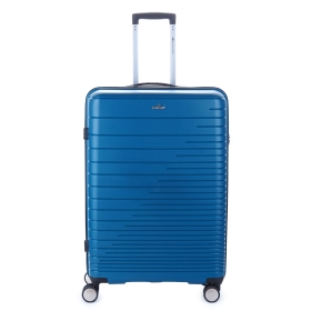 Walizka podróżna duża na 4 kółkach, polipropylen 100 l TSA 33703