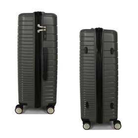 Walizka podróżna duża na 4 kółkach, polipropylen 100 l TSA 33703