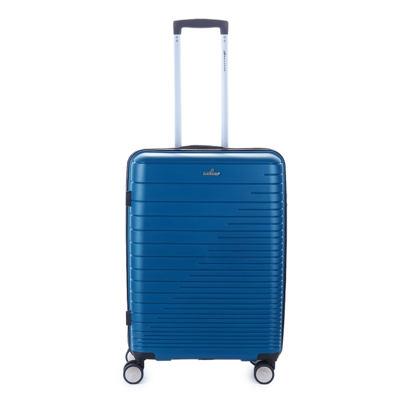 Walizka podróżna średnia na 4 kółkach, polipropylen 60 l TSA 33703