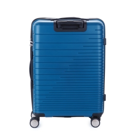 Walizka podróżna średnia na 4 kółkach, polipropylen 60 l TSA 33703