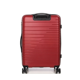 Walizka podróżna średnia na 4 kółkach, polipropylen 60 l TSA 33703