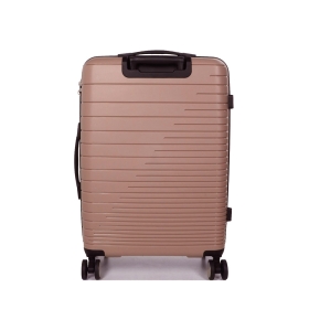 Walizka podróżna średnia na 4 kółkach, polipropylen 60 l TSA 33703