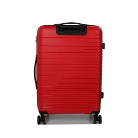 Walizka podróżna średnia na 4 kółkach, polipropylen 60 l TSA 33703