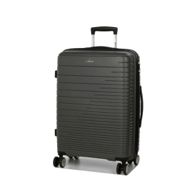 Walizka podróżna średnia na 4 kółkach, polipropylen 60 l TSA 33703