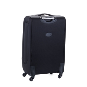 Duża walizka podróżna na 4 kółkach materiałowa poszerzana 120l 655