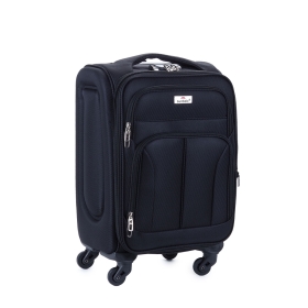 Mała walizka podróżna kabinowa materiałowa poszerzana 50l 655