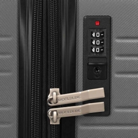 Walizka podróżna duża XL na 4 kółkach 150l twarda ABS Worldline 627