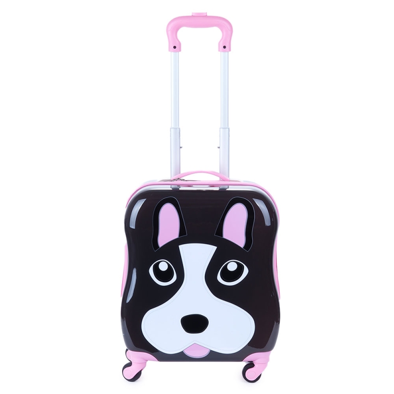 Walizka dla dzieci mała na 4 kółkach, zwierzęta - pies 30 l 31018