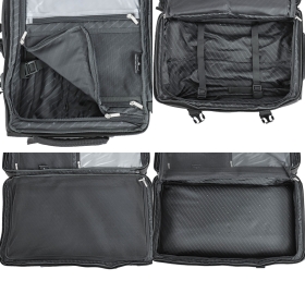 Torba podróżna na kółkach dwukomorowa, duża 100 l Snowball 48402