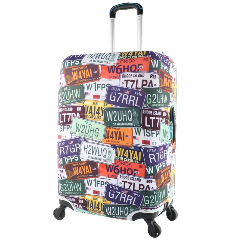 Pokrowiec na walizkę małą, średnią, dużą z nadrukiem Snowball A33030E