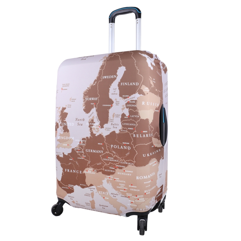 Pokrowiec na walizkę małą, średnią, dużą z nadrukiem Snowball A33030B