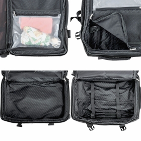 Plecak - torba podróżna na kółkach z szelkami 2w1 40 l 48402-50