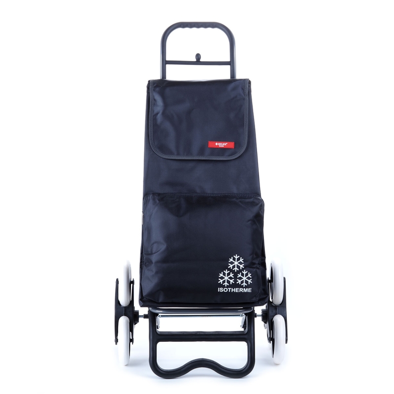 Wózek na zakupy na kółkach na schody sześciokołowy, na łożyskach C9