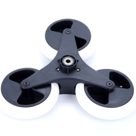 Wózek na zakupy na kółkach na schody sześciokołowy, na łożyskach C9