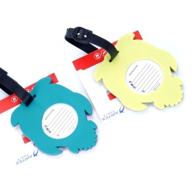 Wizytownik do walizki, zawieszka adresowa sowy Airtex 325