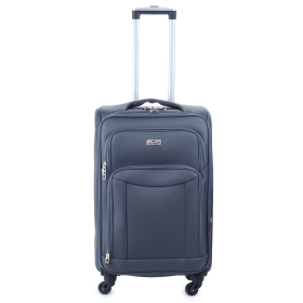 Walizka podróżna średnia na 4 kółkach materiałowa 70l 9774