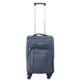 Walizka podróżna mała na kółkach kabinowa, materiałowa 40l 9774